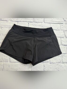 lululemon athletica Black Women's Athletic Shorts with Wide Waistband. Size 4.